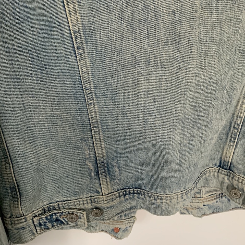 Distressed Jean Jacket - Picture 6 of 6
